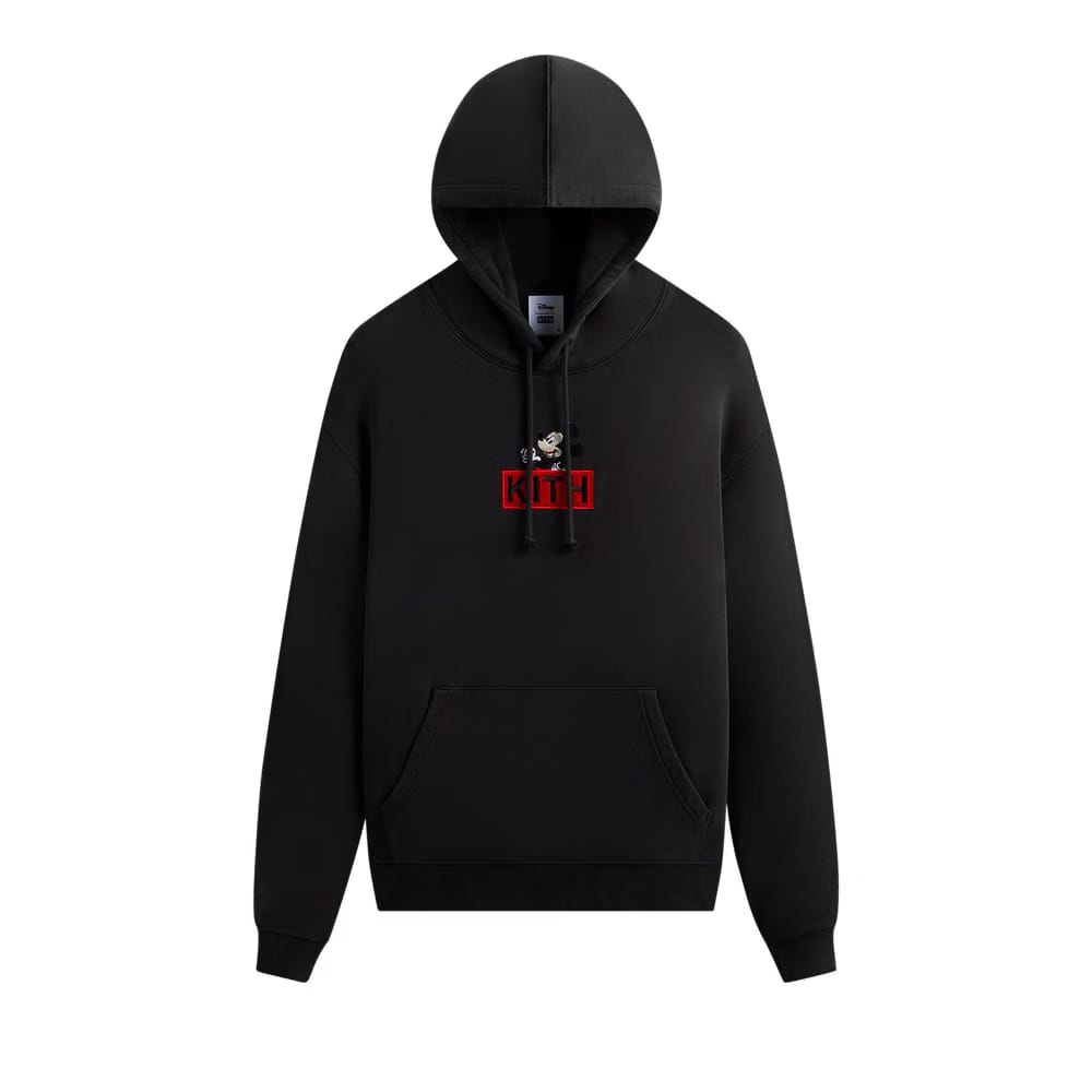 Kith For Mickey & Friends Cyber Monday Mickey Classic Logo Hoodie Black