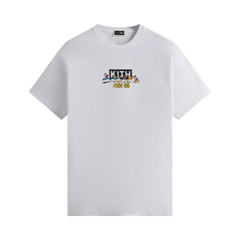 Kith For Mickey & Friends Family Vintage T-Shirt White