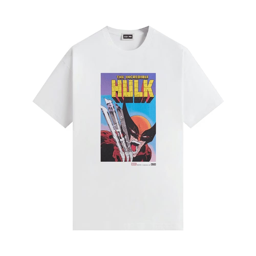 Kith x Marvel Hulk Vintage T-Shirt White