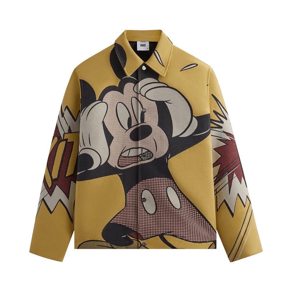 Kith For Mickey & Friends Tapestry Coaches Jacket Beam