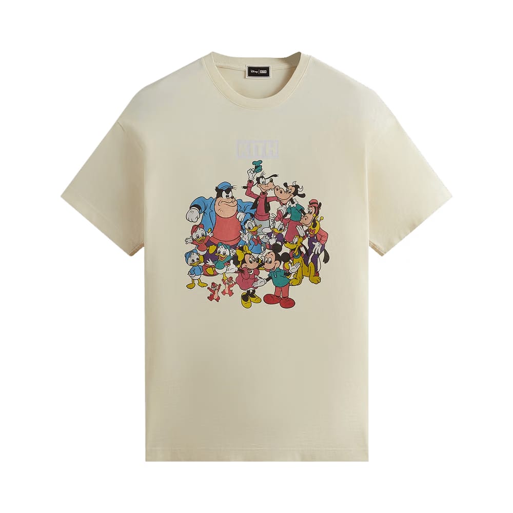 Kith For Mickey & Friends Vintage T-Shirt Sandrift