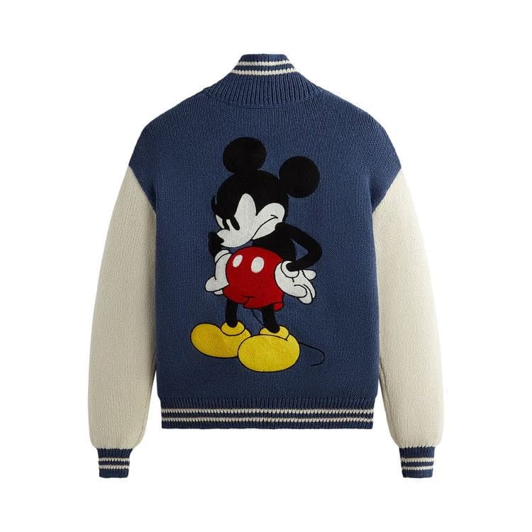 Kith For Mickey & Friends Wyona Full Zip Sweater Heather Indigo