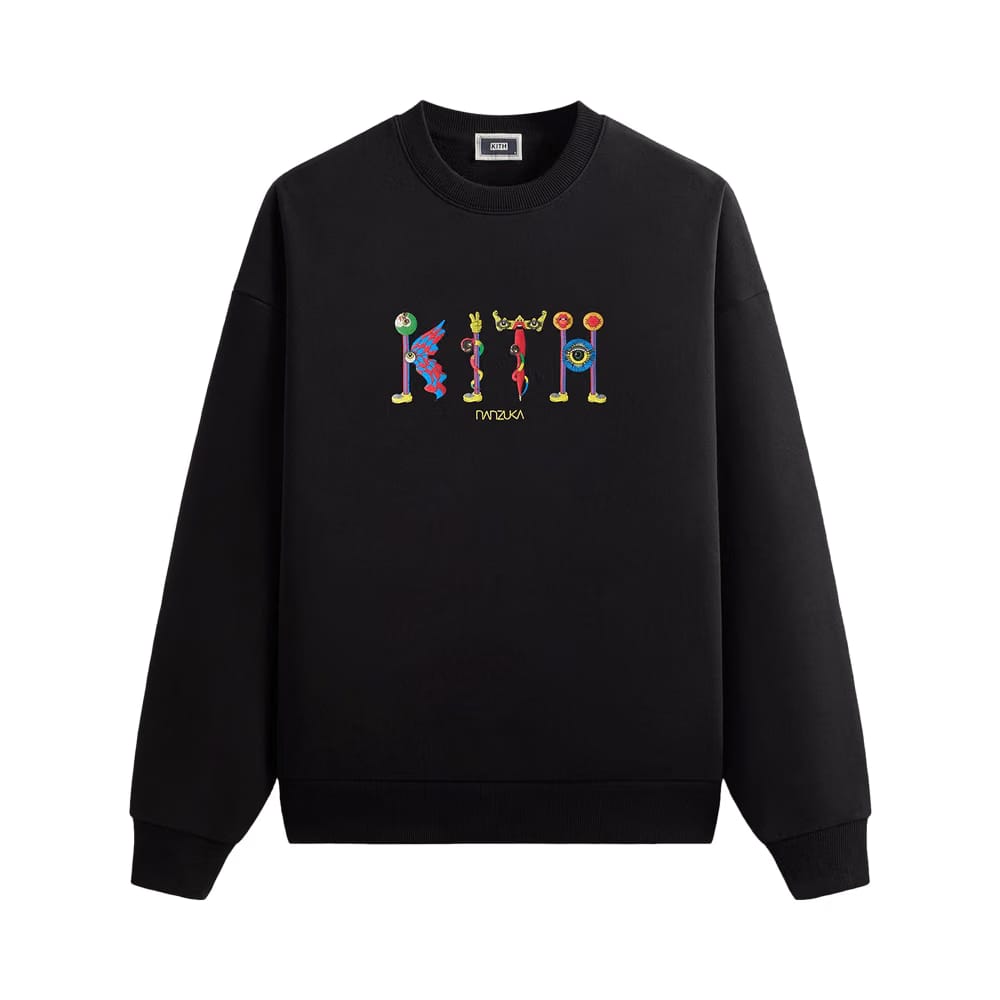 Kith For Nanzuka Gallery Tanaami Nelson Crewneck Black