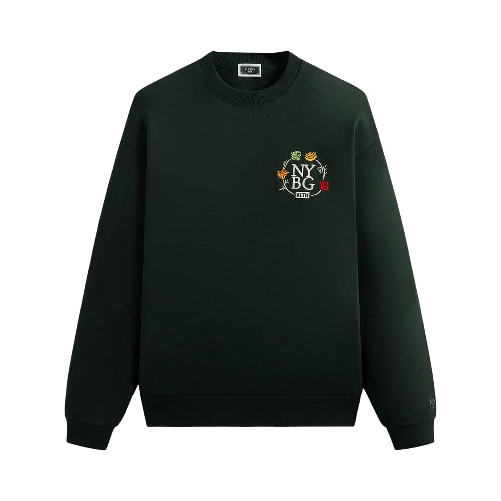 Kith for New York Botanical Garden Crewneck Green