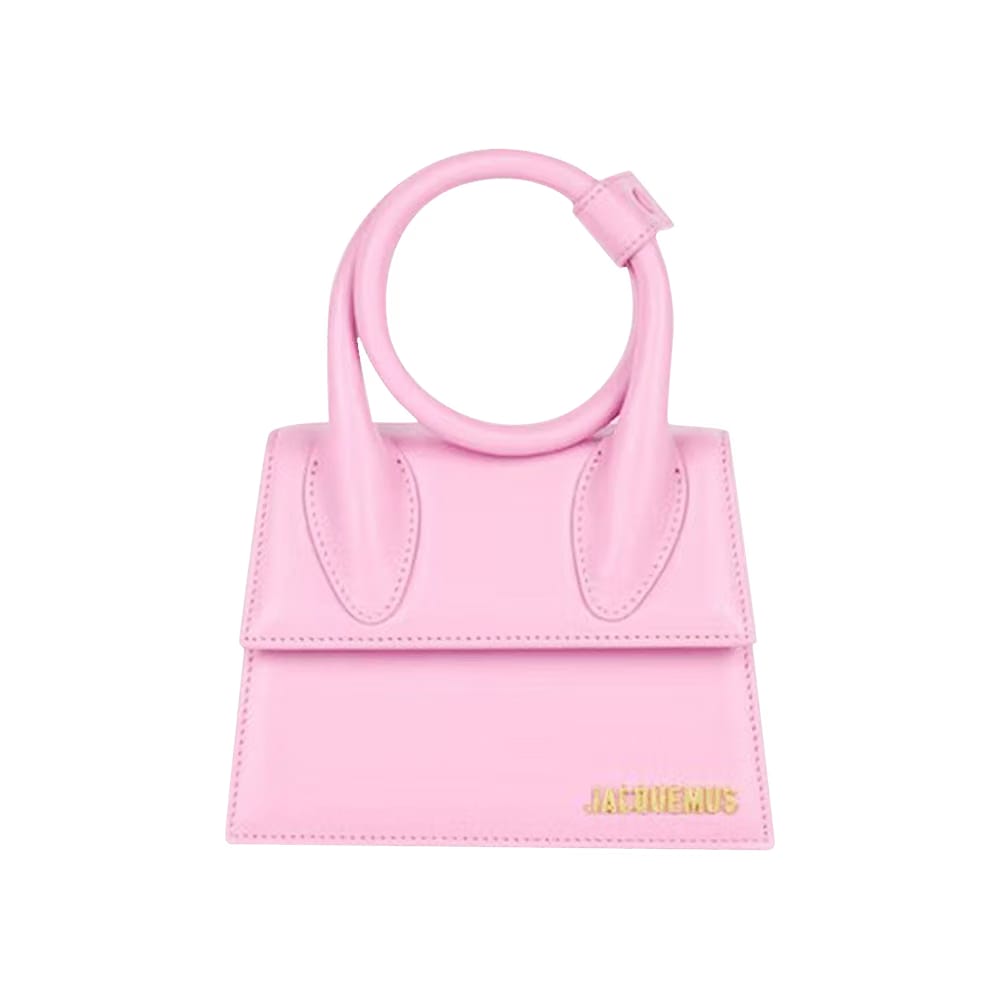 Jacquemus Le Chiquito Noued Coiled Handbag Light Pink
