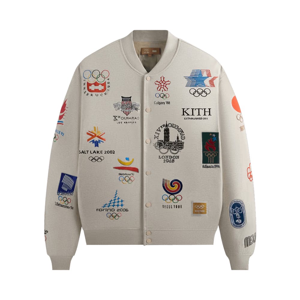 Kith for Olympics Heritage Marvin Bomber Jacket Sandy Heather
