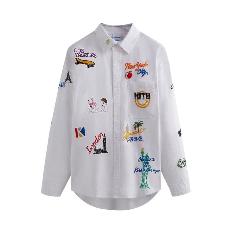 Kith For Otakara NYC Apollo Oxford Button Down Shirt White