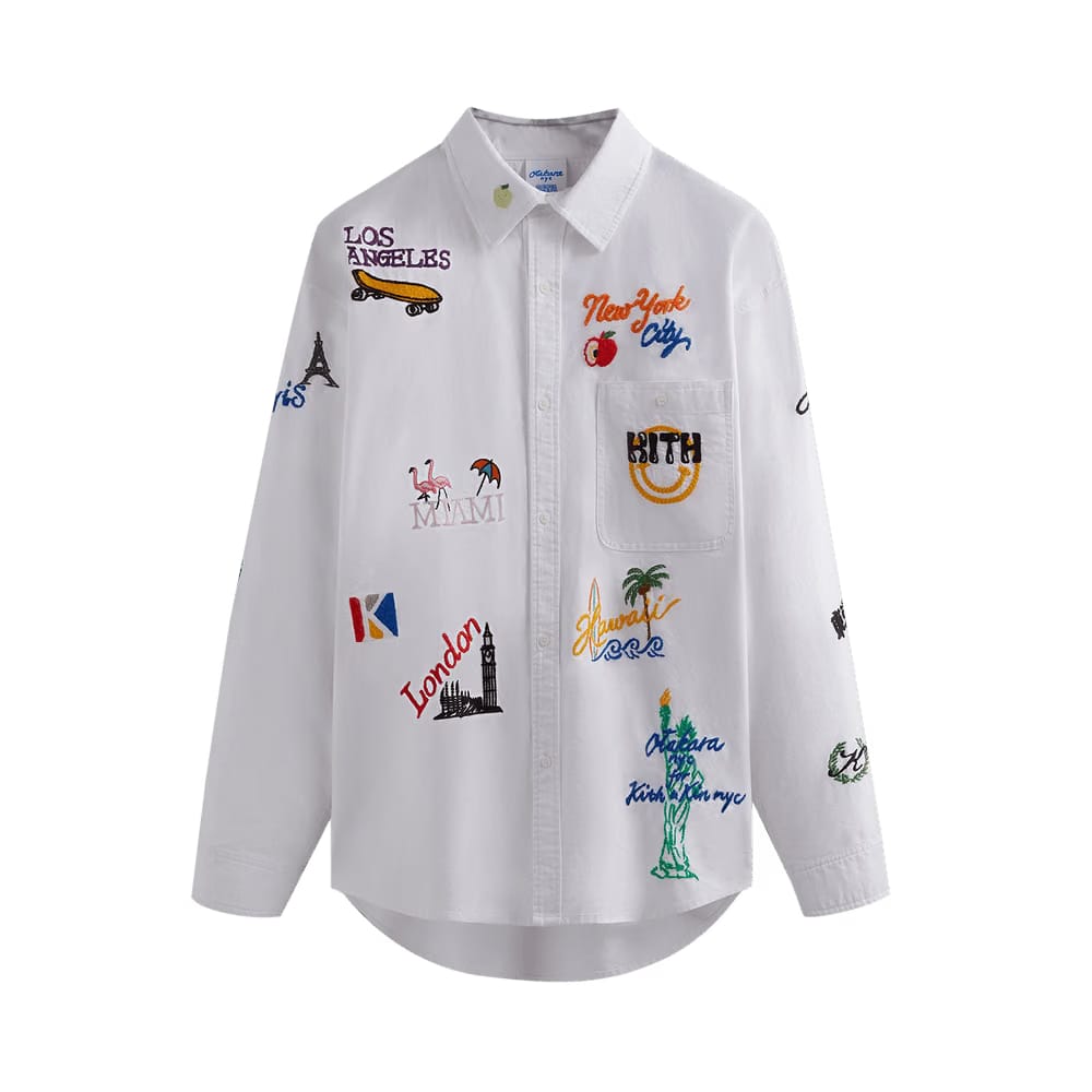 Kith For Otakara NYC Apollo Oxford Button Down Shirt White