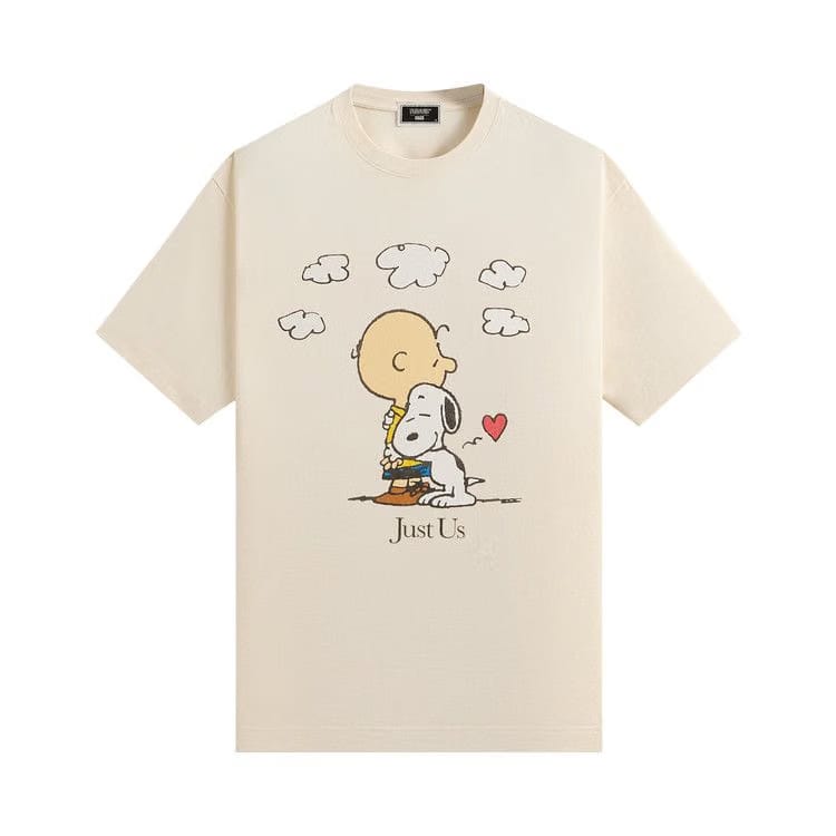 Kith For Peanuts Charlie Brown Just Us T-Shirt Sandrift