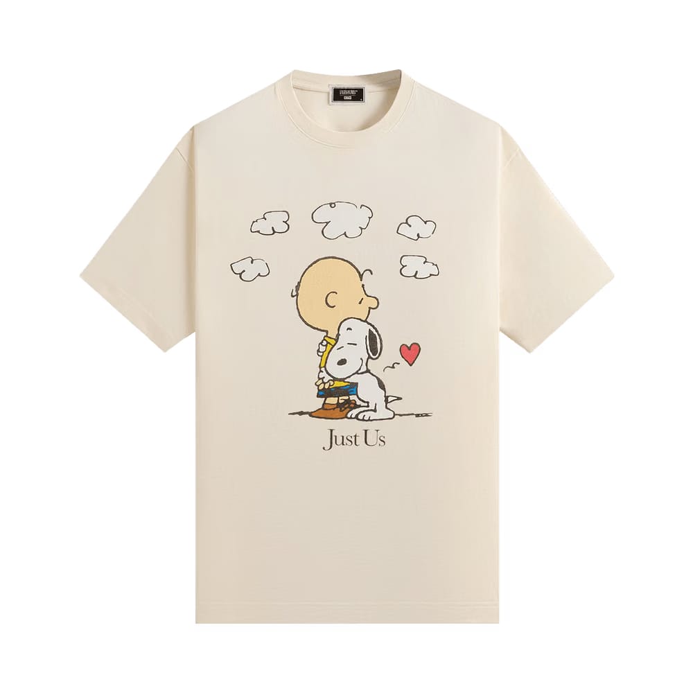 Kith For Peanuts Charlie Brown Just Us T-Shirt Sandrift