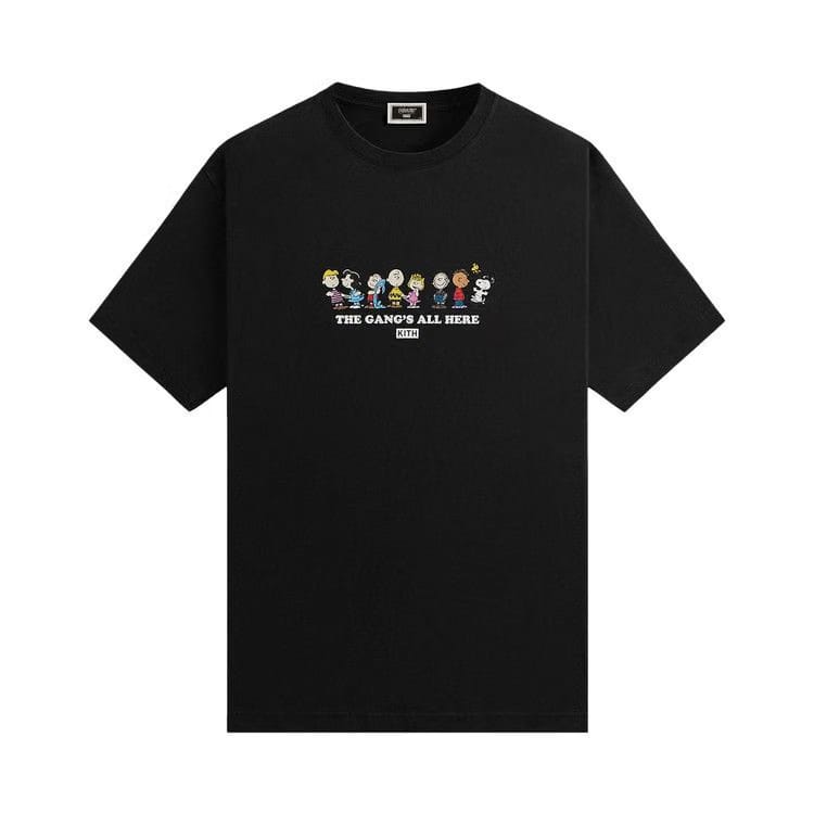 Kith For Peanuts Gang's All Here T-Shirt Black