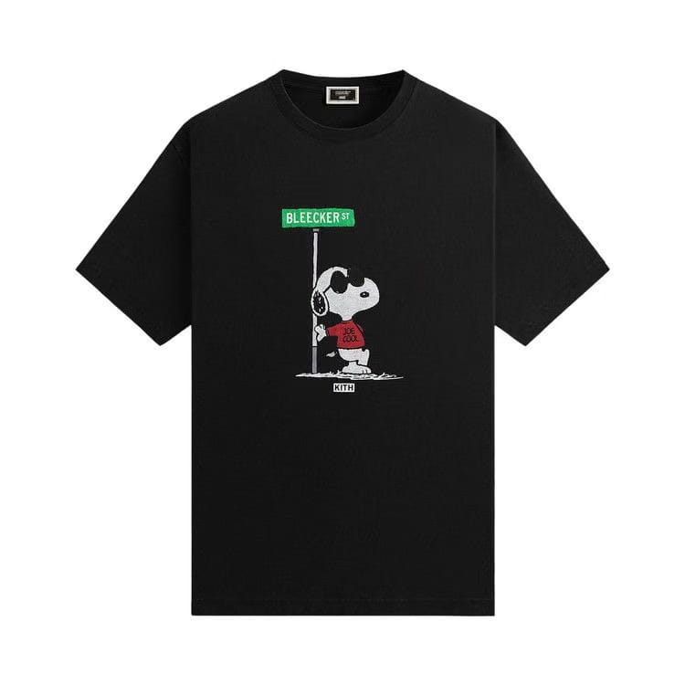 Kith For Peanuts Joe Cool Street T-Shirt Black