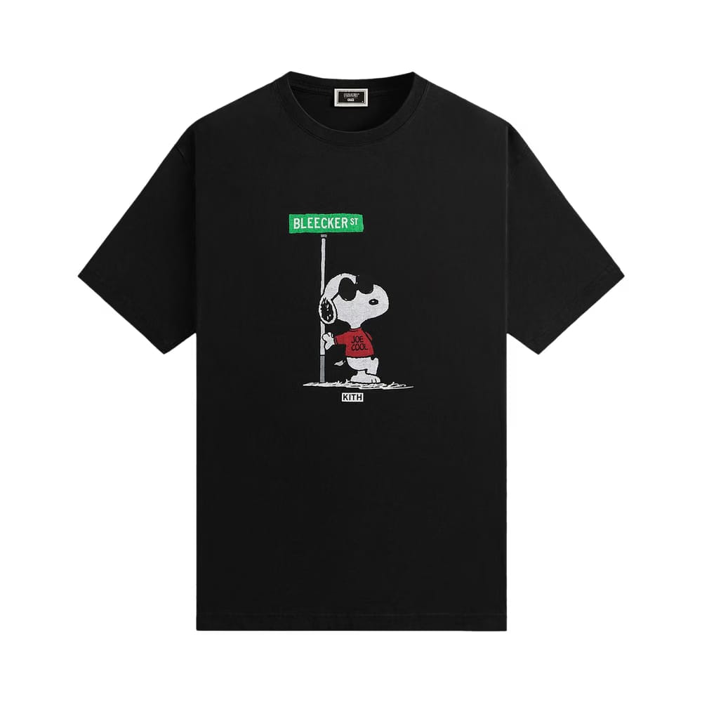 Kith For Peanuts Joe Cool Street T-Shirt Black