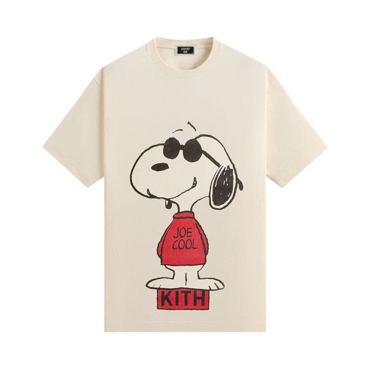 Kith For Peanuts Joe Cool Vintage T-Shirt Sandrift