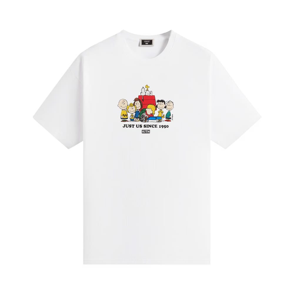 Kith For Peanuts Just Us Since 1950 T-Shirt White