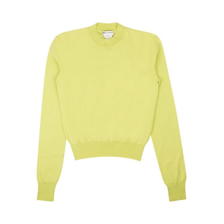 Bottega Veneta Cashmere Crewneck Sweater Lime Green