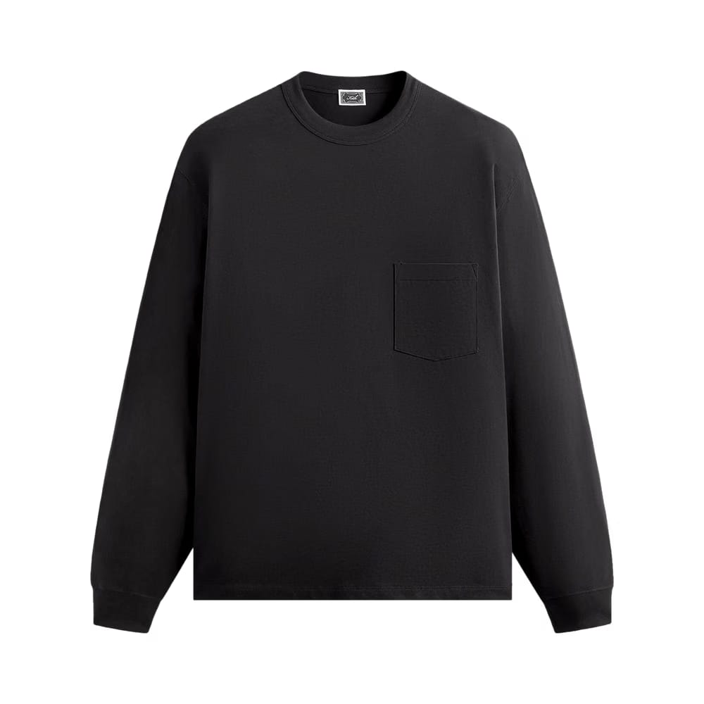Kith Long-Sleeve Leonard Pocket T-Shirt Black