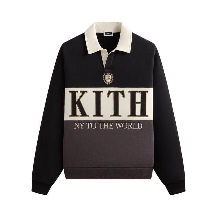 Kith Nelson Rugby Pullover Black
