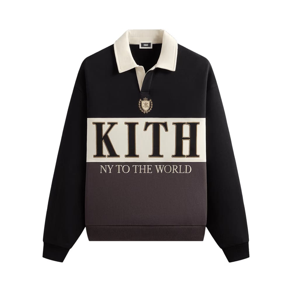 Kith Nelson Rugby Pullover Black