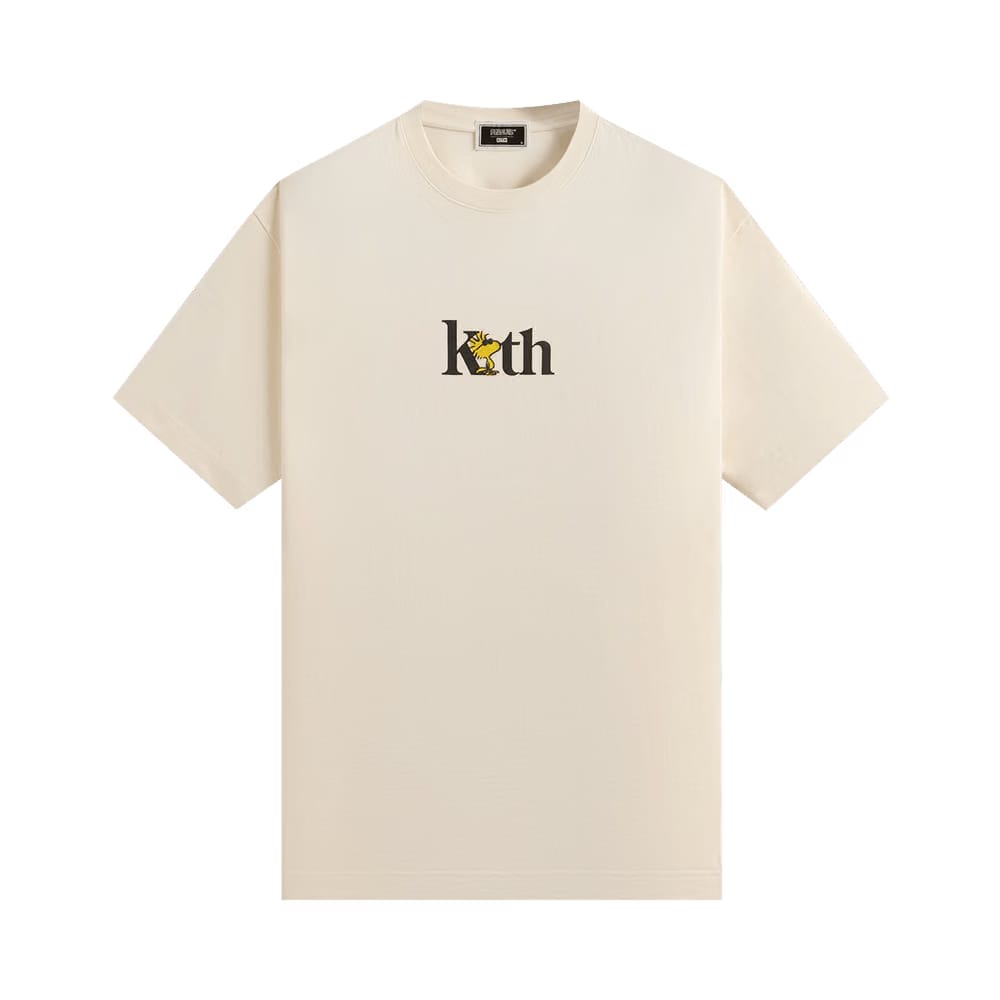 Kith For Peanuts Woodstock Serif T-Shirt Sandrift