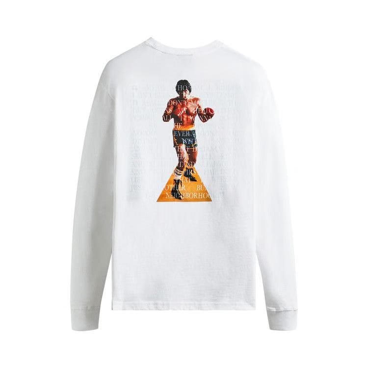 Kith For Rocky Go The Distance Long-Sleeve T-Shirt White