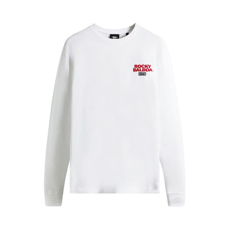 Kith For Rocky Go The Distance Long-Sleeve T-Shirt White