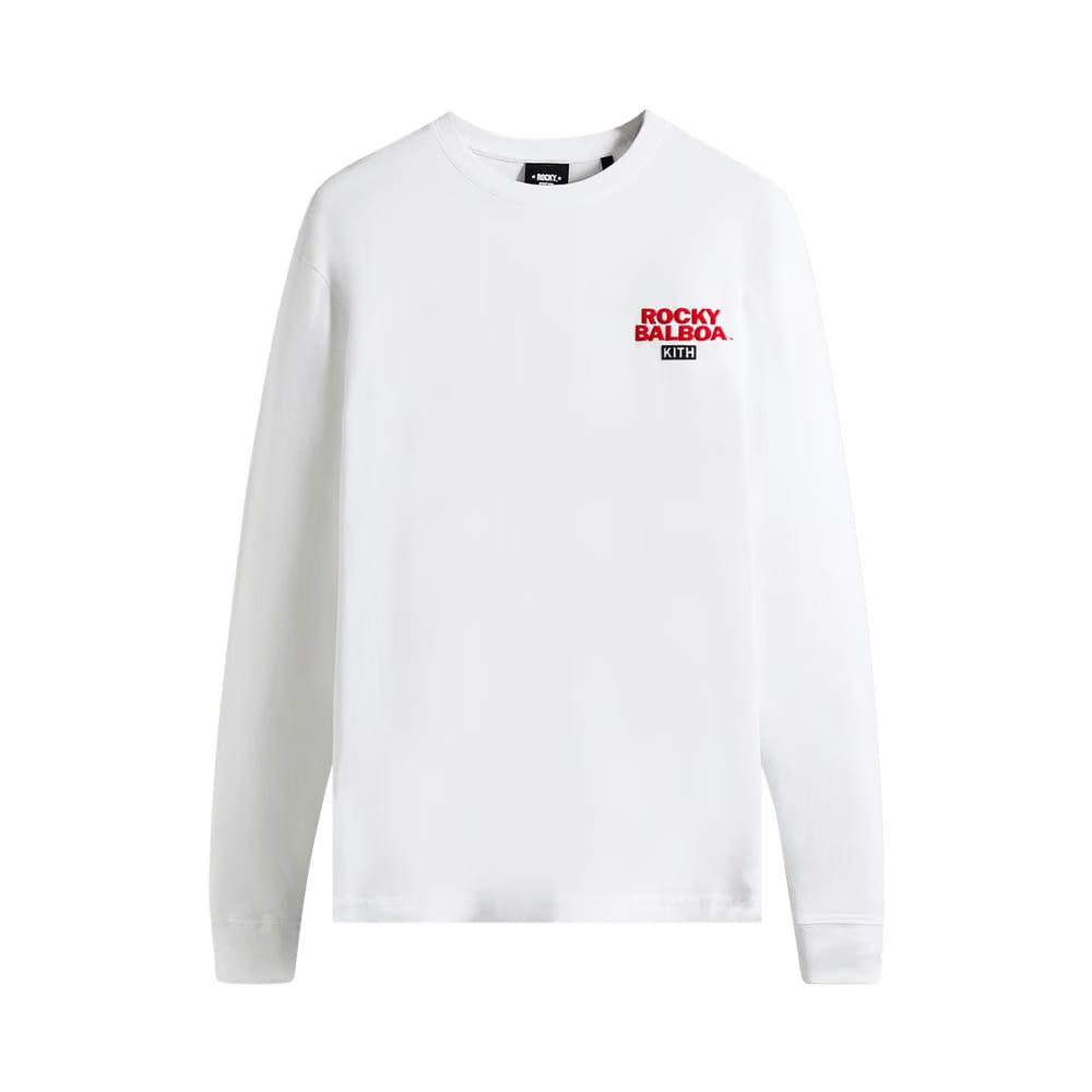 Kith For Rocky Go The Distance Long-Sleeve T-Shirt White