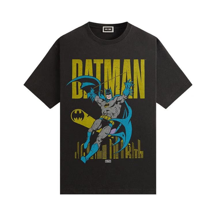 Kith x Batman Classic Vintage T-Shirt Black