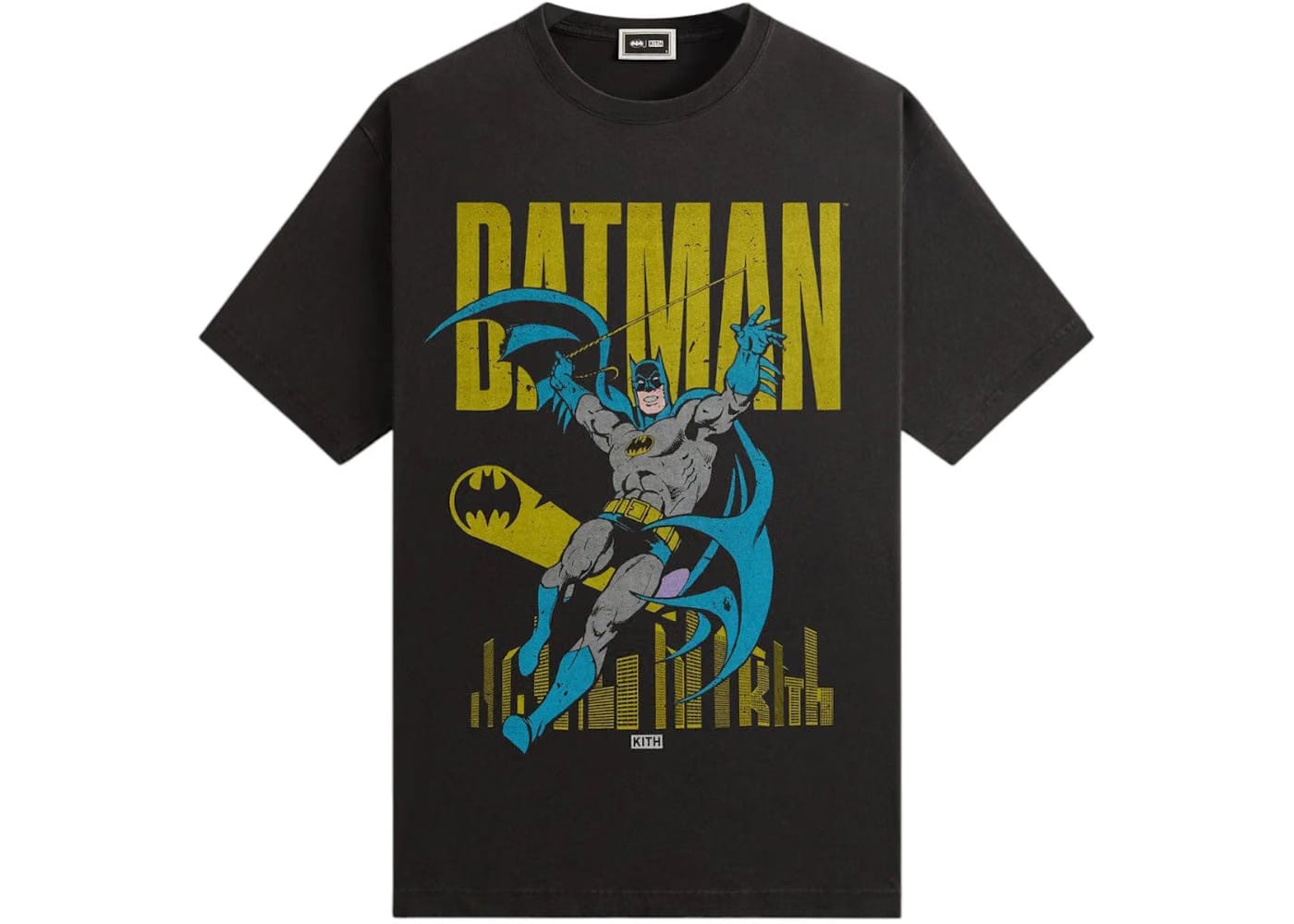 Kith x Batman Classic Vintage T-Shirt Black