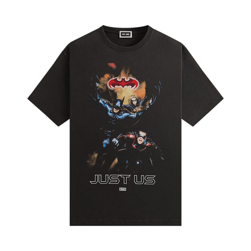 Kith x Batman Just Us Vintage T-Shirt Black