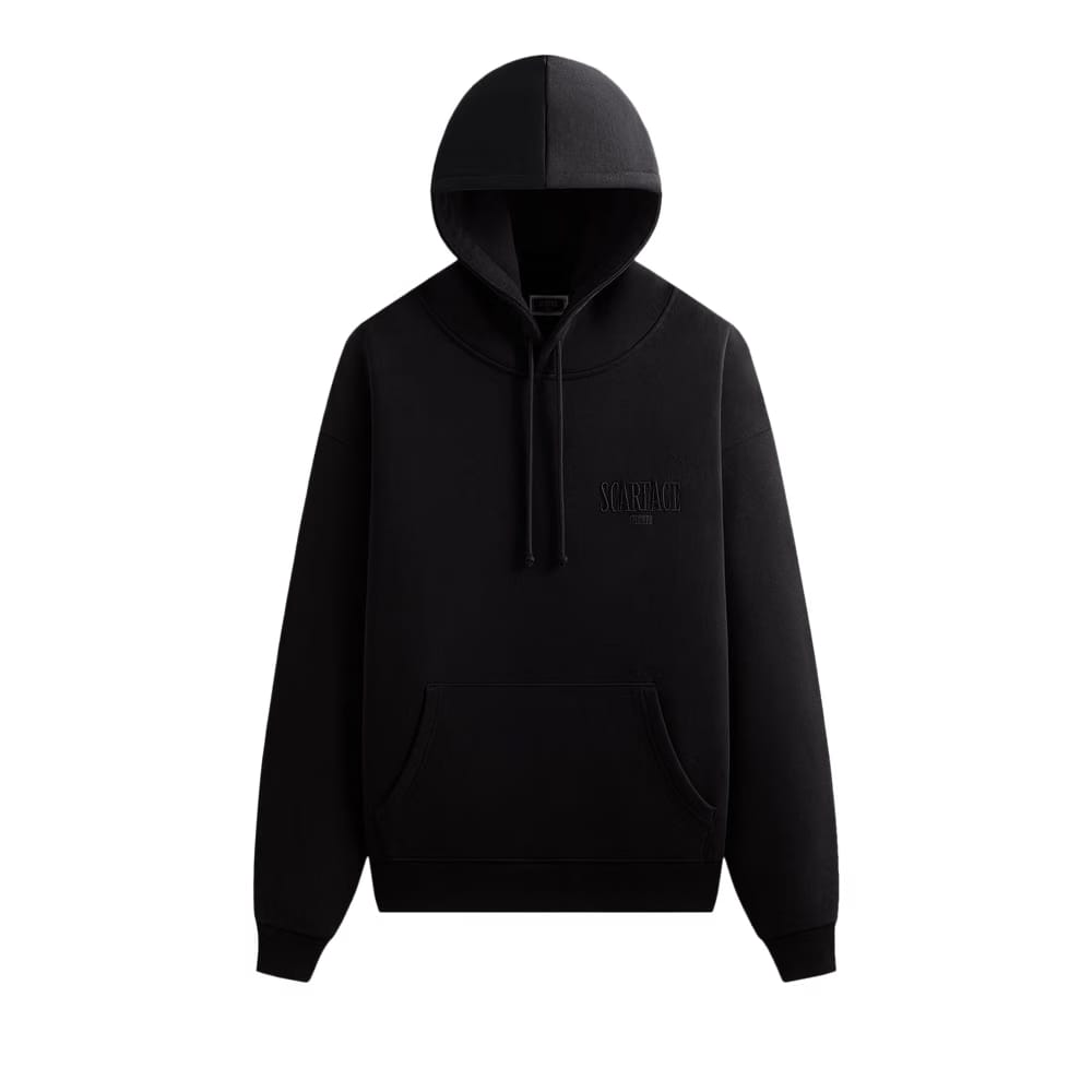 Kith For Scarface Tony Applique Nelson Hoodie Black
