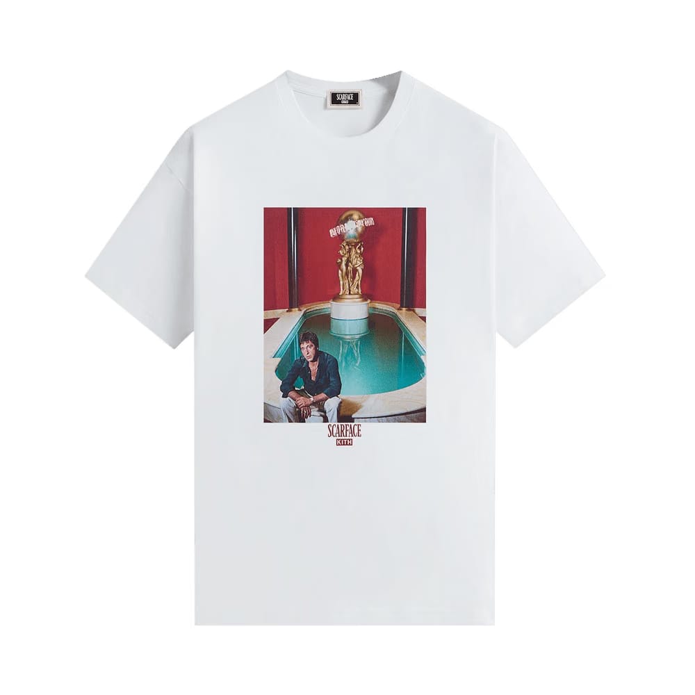Kith For Scarface Tony Fountain T-Shirt White