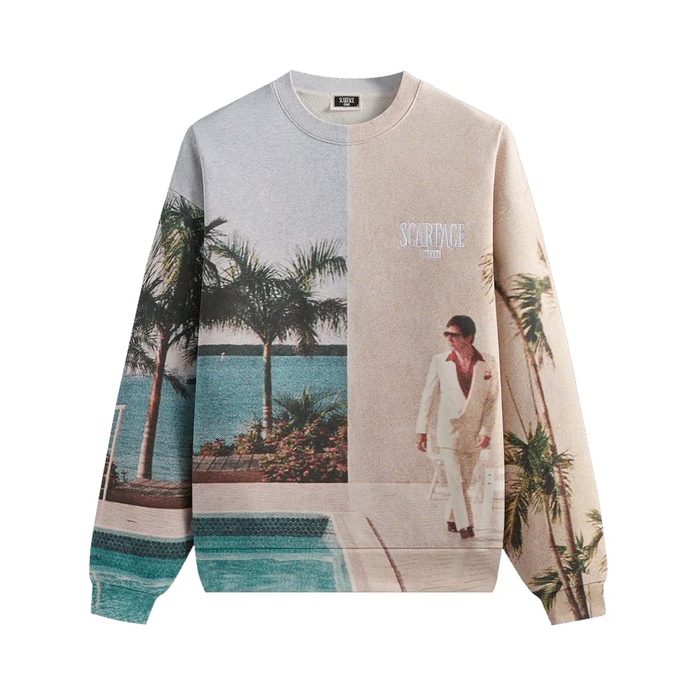Kith For Scarface Tony Miami Vintage Nelson Crewneck Multi