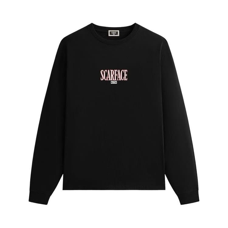 Kith For Scarface Tony Montana Long Sleeve T-Shirt Black