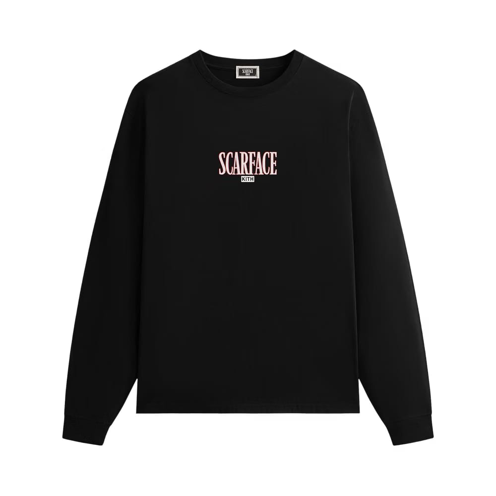 Kith For Scarface Tony Montana Long Sleeve T-Shirt Black