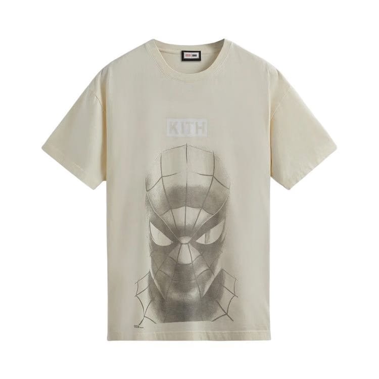 Kith For Spider-Man Vigilante Vintage T-Shirt Sandrift
