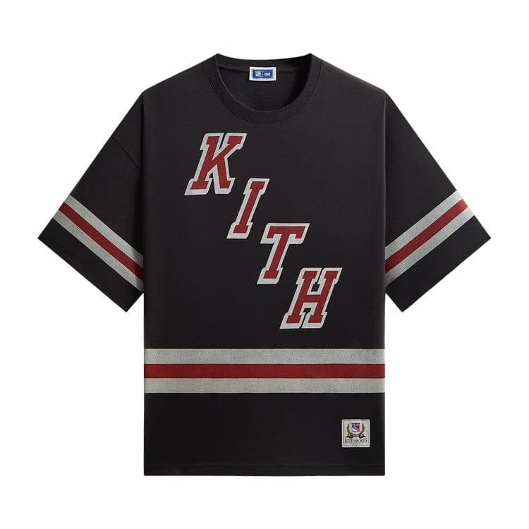 Kith For The New York Rangers Retro Centennial Bishop T-Shirt Black