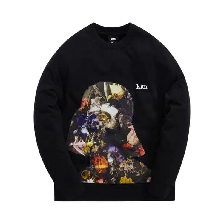 Kith For Star Wars Floral Vader Crewneck Black