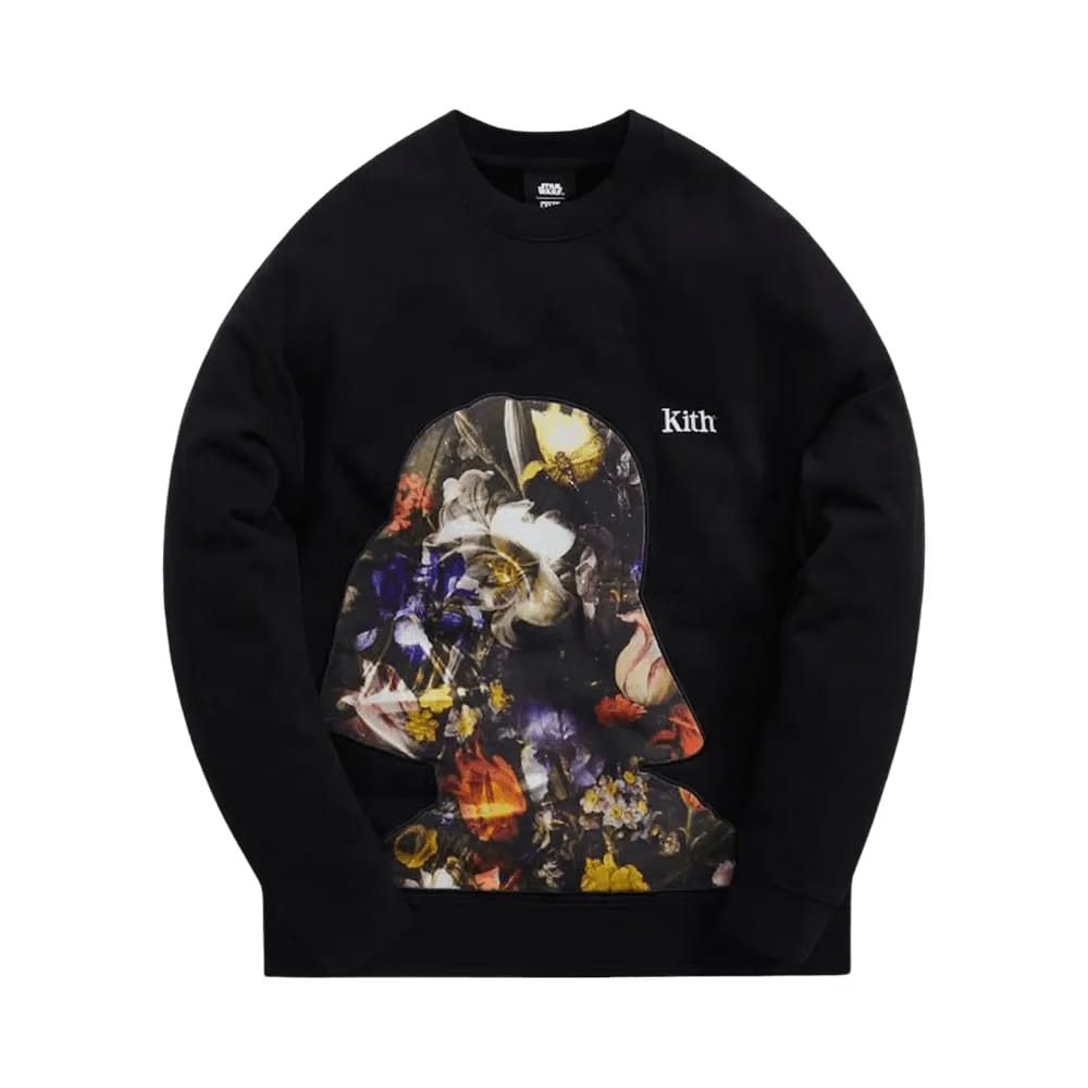 Kith For Star Wars Floral Vader Crewneck Black