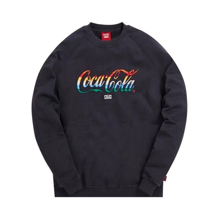 Kith x Coca-Cola Striped Crewneck Black