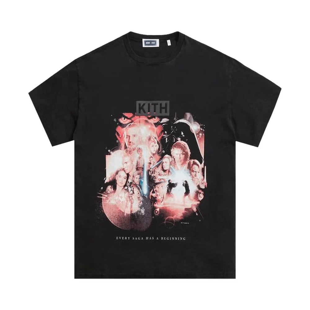 Kith For Star Wars The Beginning Vintage T-Shirt Black