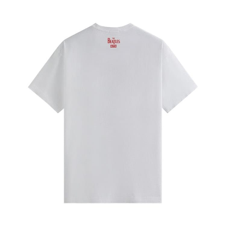 Kith For The Beatles Red Roses Vintage T-Shirt White