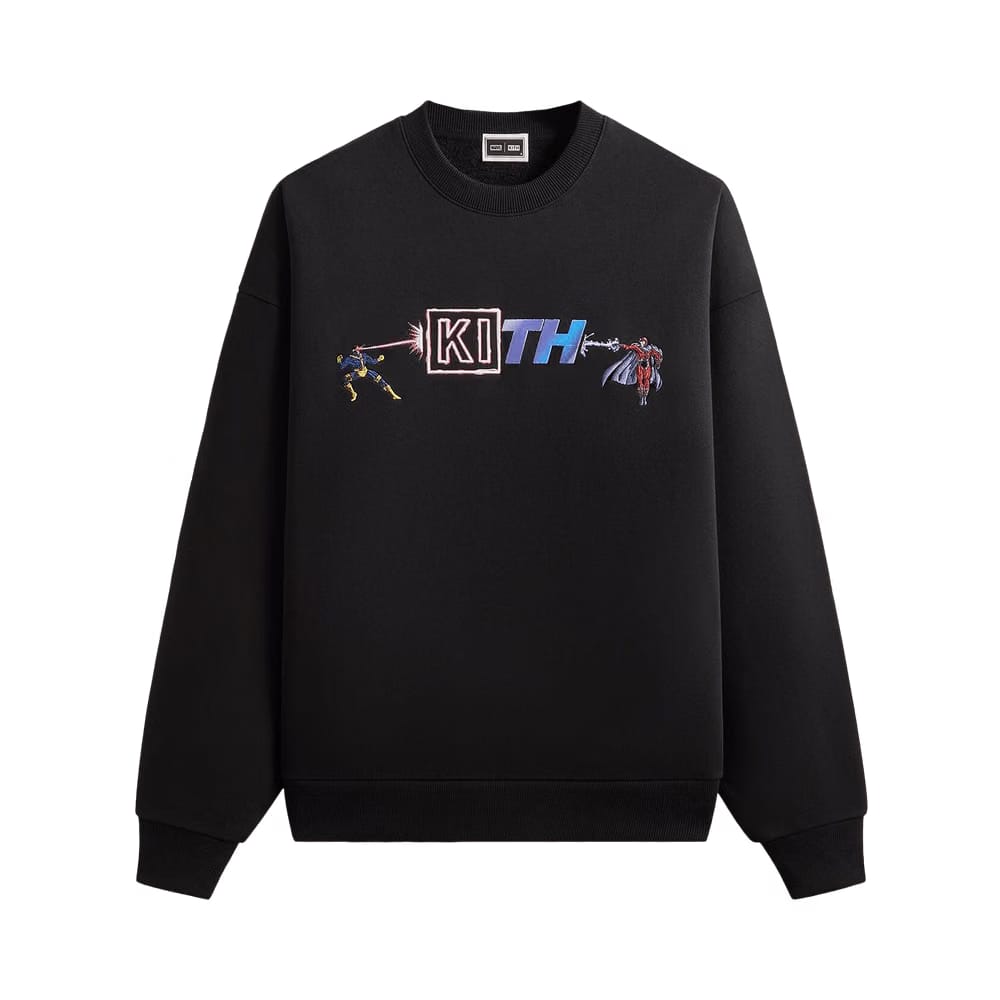 Kith x Marvel Clash Vintage Nelson Crewneck Black