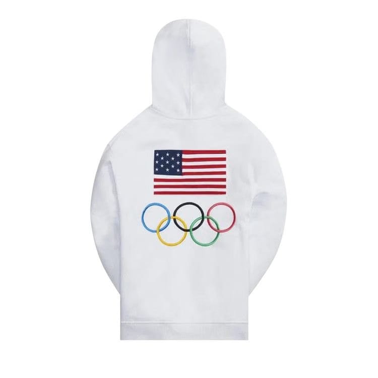 Kith For Team USA Flag Williams III Hoodie White