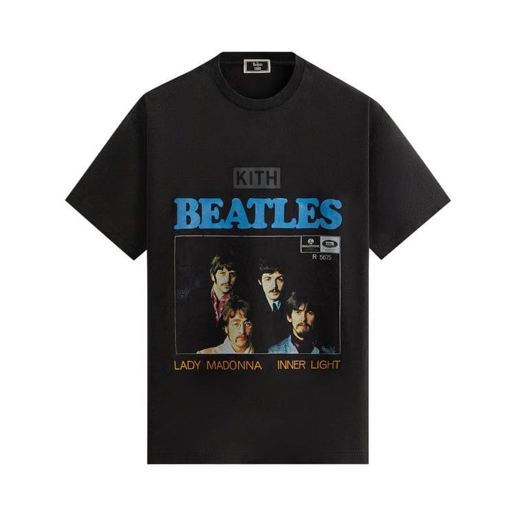 Kith For The Beatles Inner Light Vintage T-Shirt Black