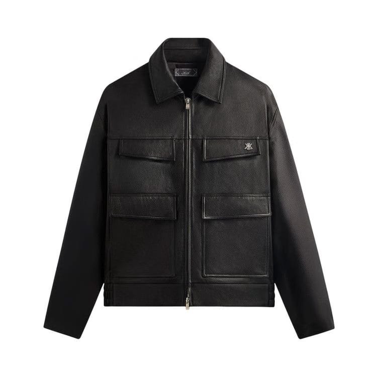 Kith Orion Leather Jacket Black
