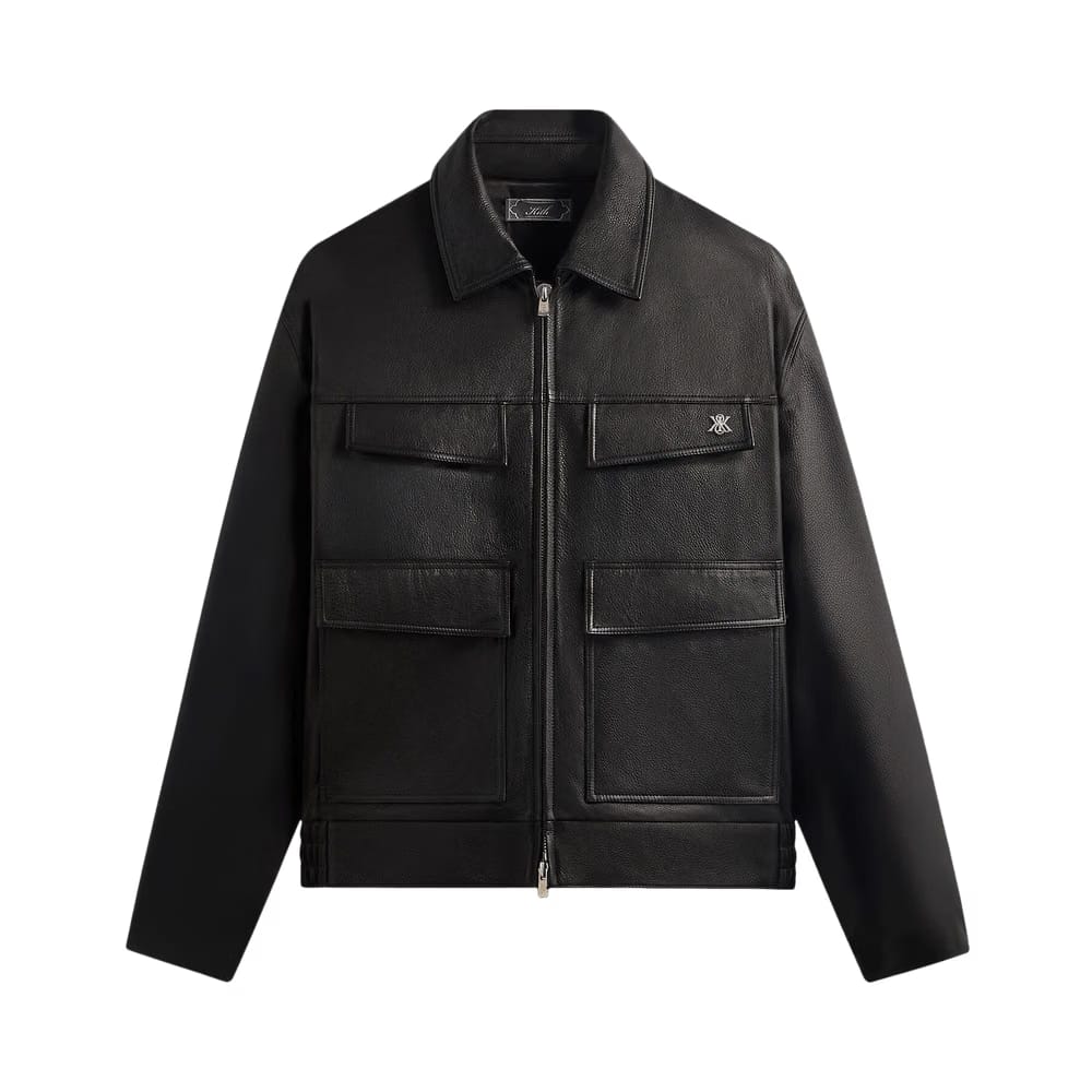 Kith Orion Leather Jacket Black