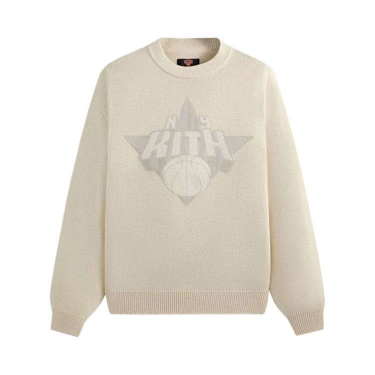 Kith For The New York Knicks Empire Lewis Sweater Sandrift