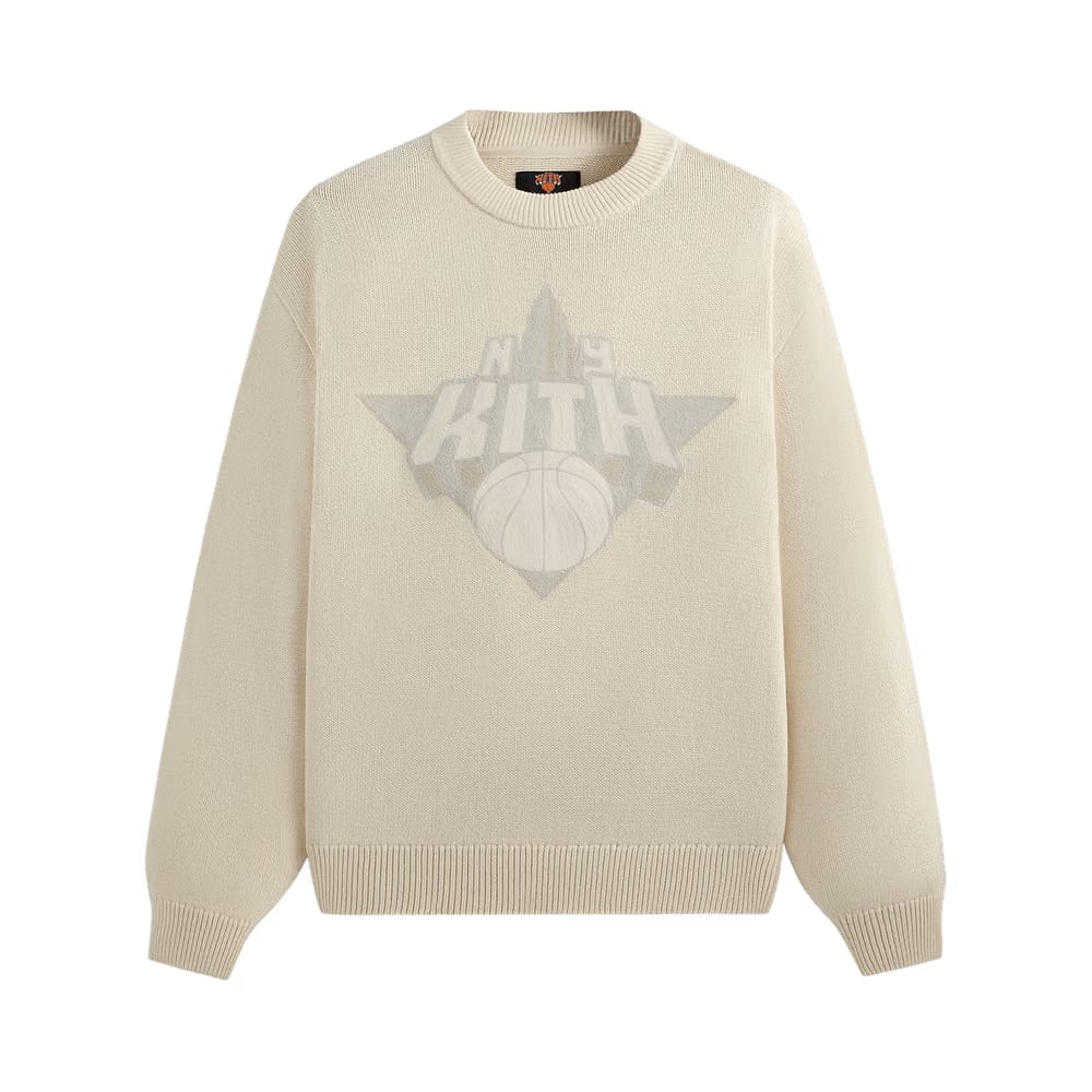 Kith For The New York Knicks Empire Lewis Sweater Sandrift