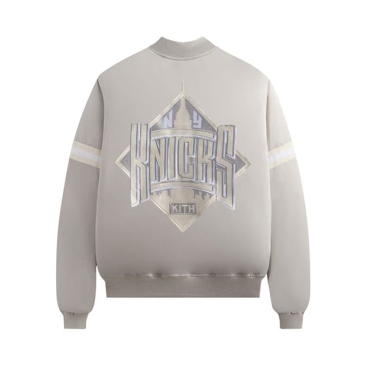 Kith For The New York Knicks Empire Satin Bomber Jacket Wake